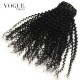 Clip In Human Hair Extensions Kinky Curly 100% Human Brazilian Hair Natural Black Hair